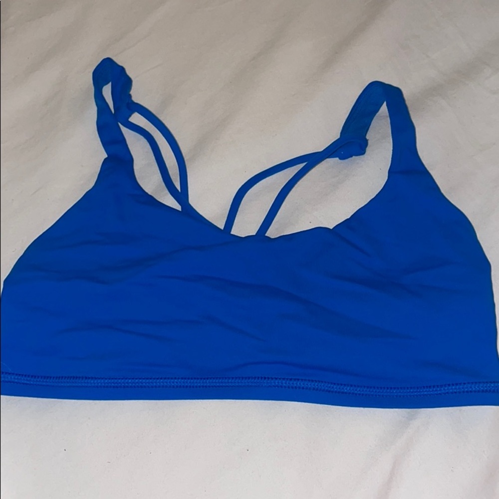 Royal blue lululemon bra